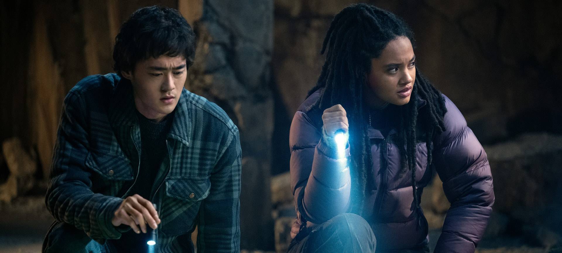 Cate und ihr Halbbruder.