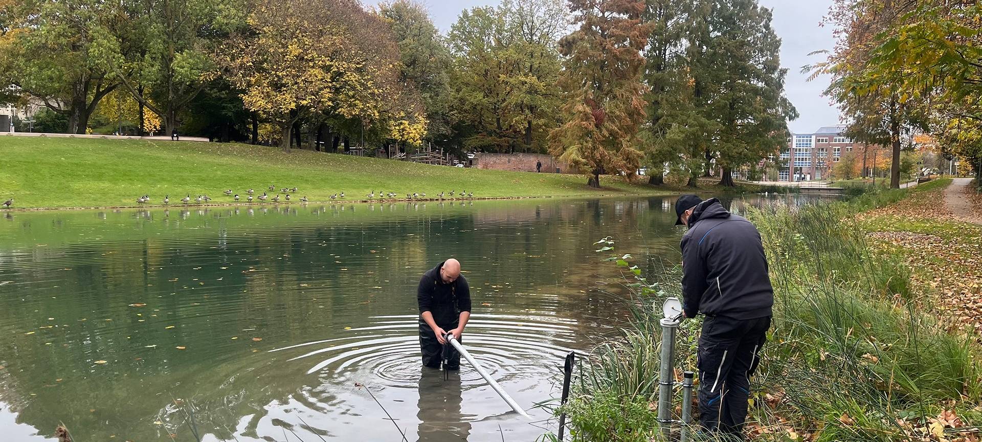 Neue Sensoren überwachen Gewässer in der Stadt