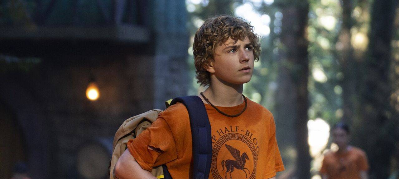 Percy ist im Zeltlager.