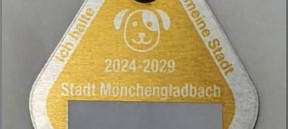 Stadt verschickt Hundesteuerbescheide & -marken