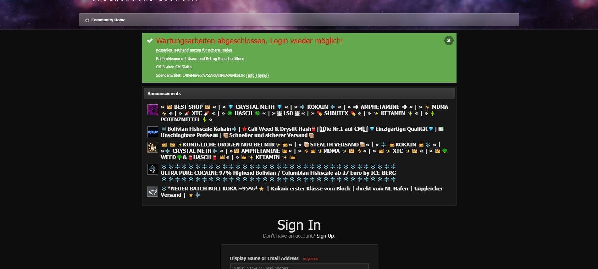 Polizei gelingt Schlag gegen kriminelle Handelsplattform