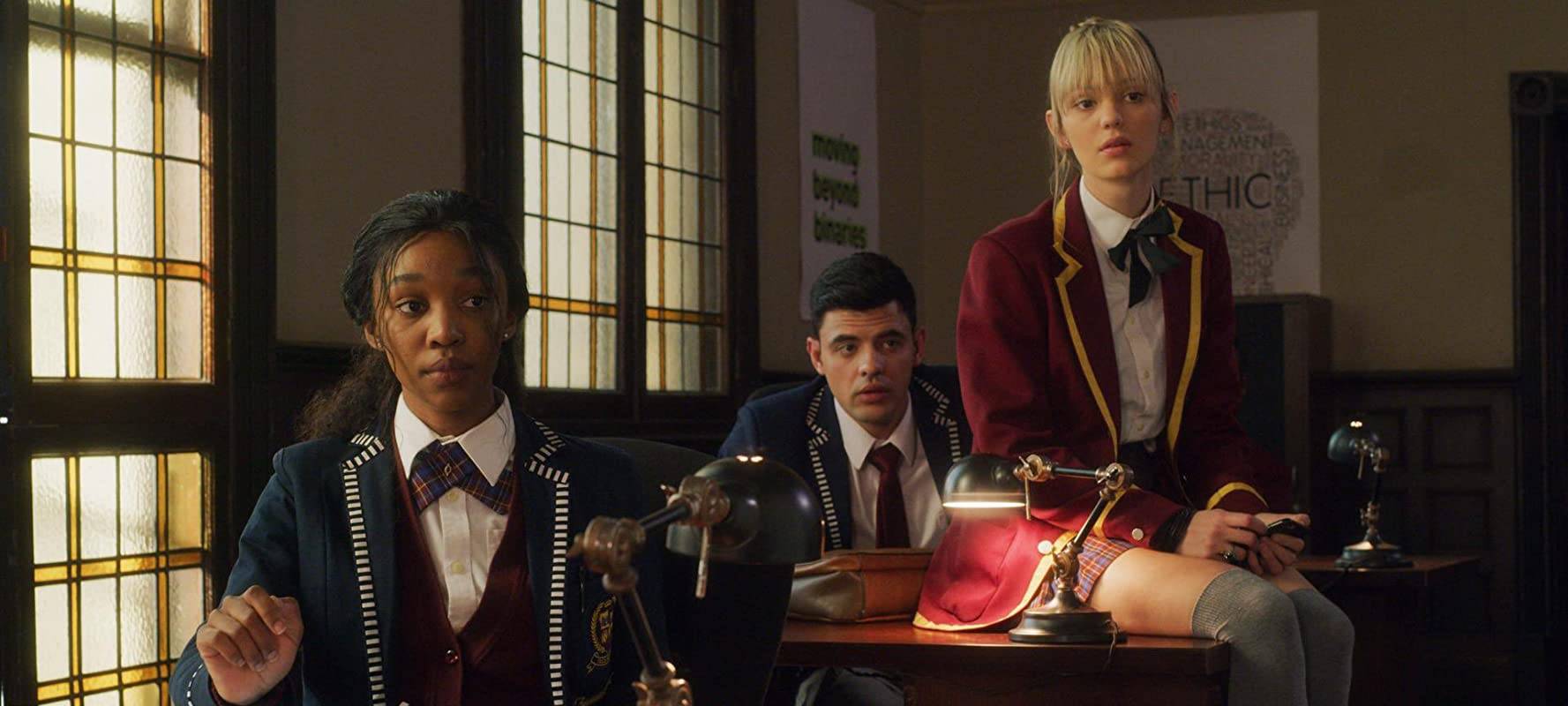 In der Klasse an der Elite-Schule.