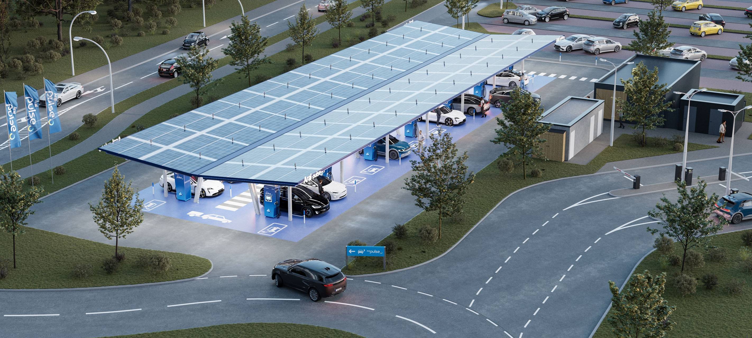 Geplante E-Tankstelle bei A61 im Zeitplan