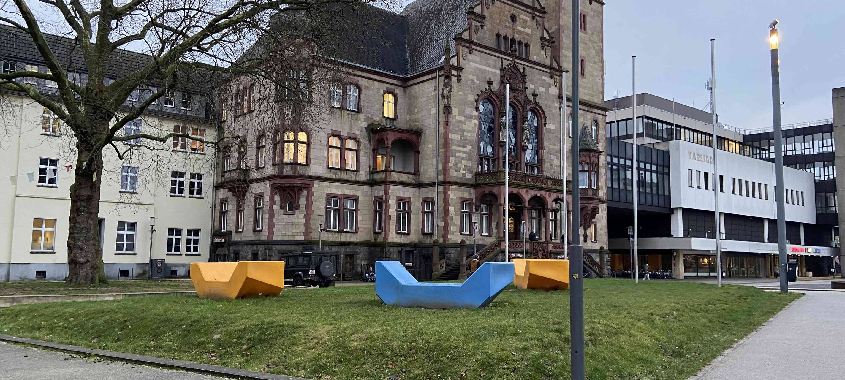 Rheydter Marktplatz bekommt Seil-Parcours für Kinder