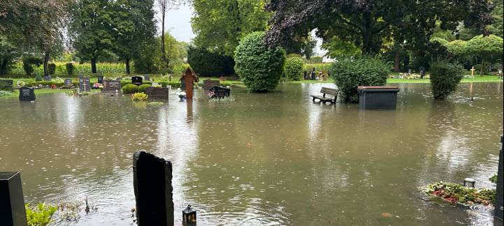 Sturmtief "Walter": Parks und Friedhöfe beschädigt