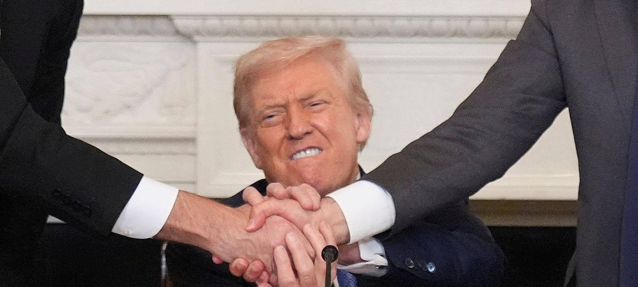 Führer der verfeindeten Kaukasus-Staaten bei Trump