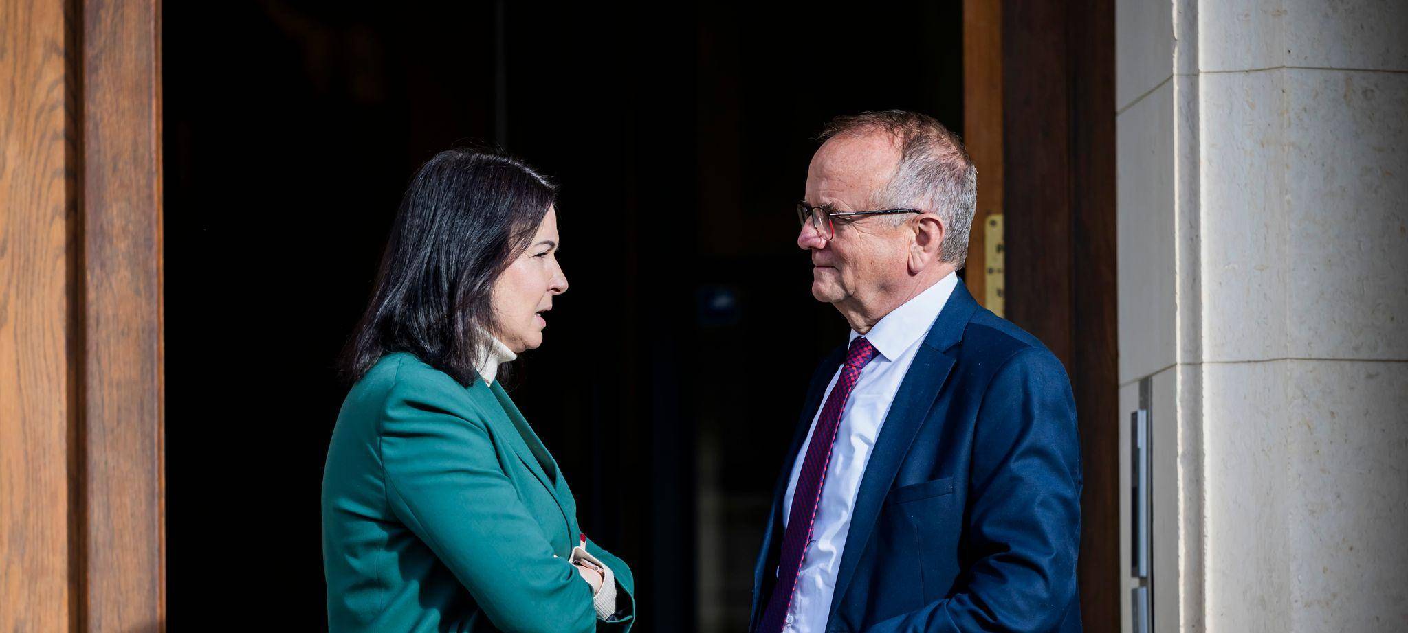 Ministerin Müller und Minister Tabbert