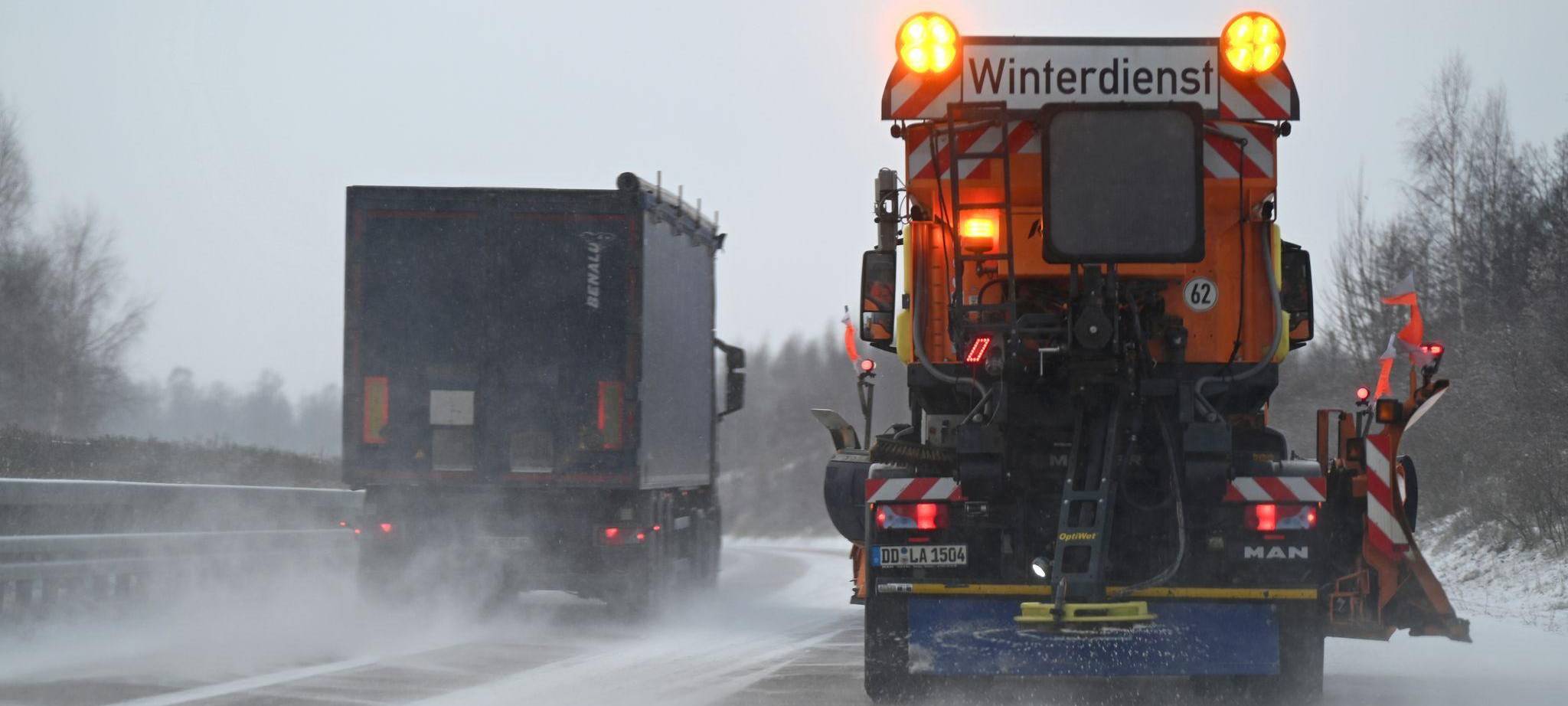 Winterwetter in Sachsen