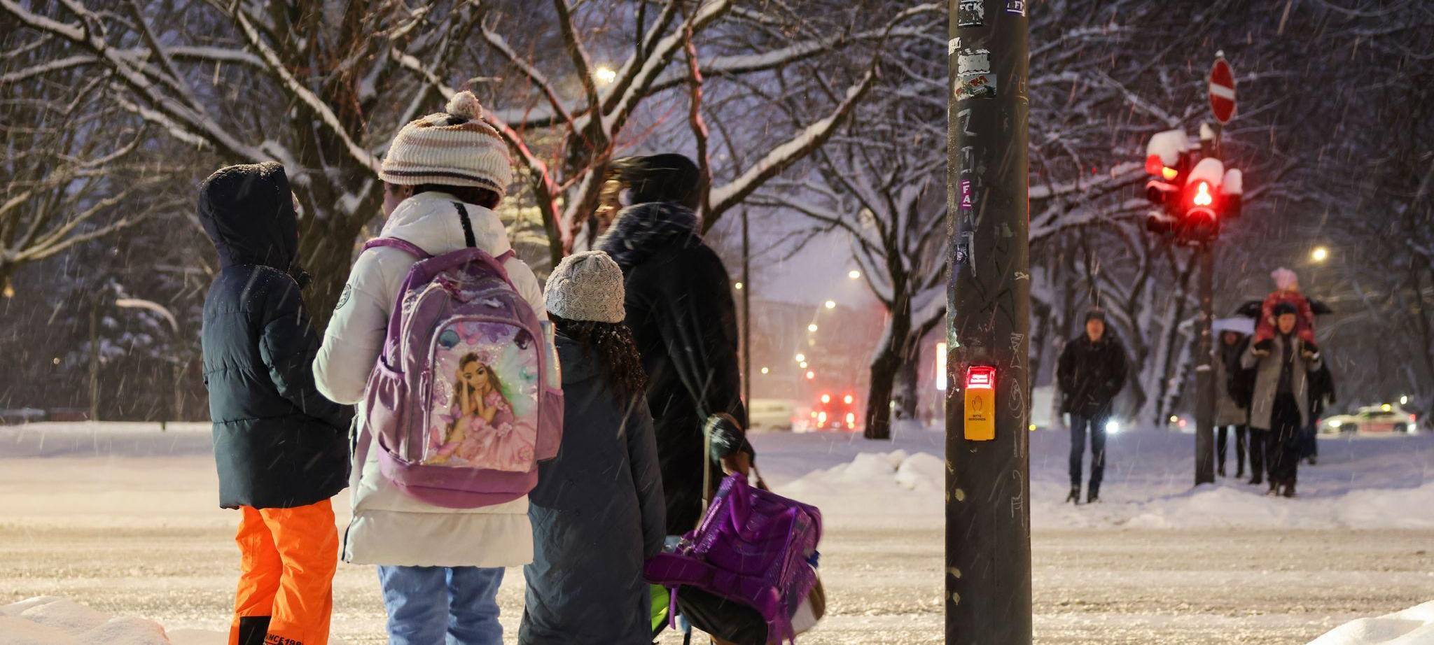 Winterwetter in Norddeutschland