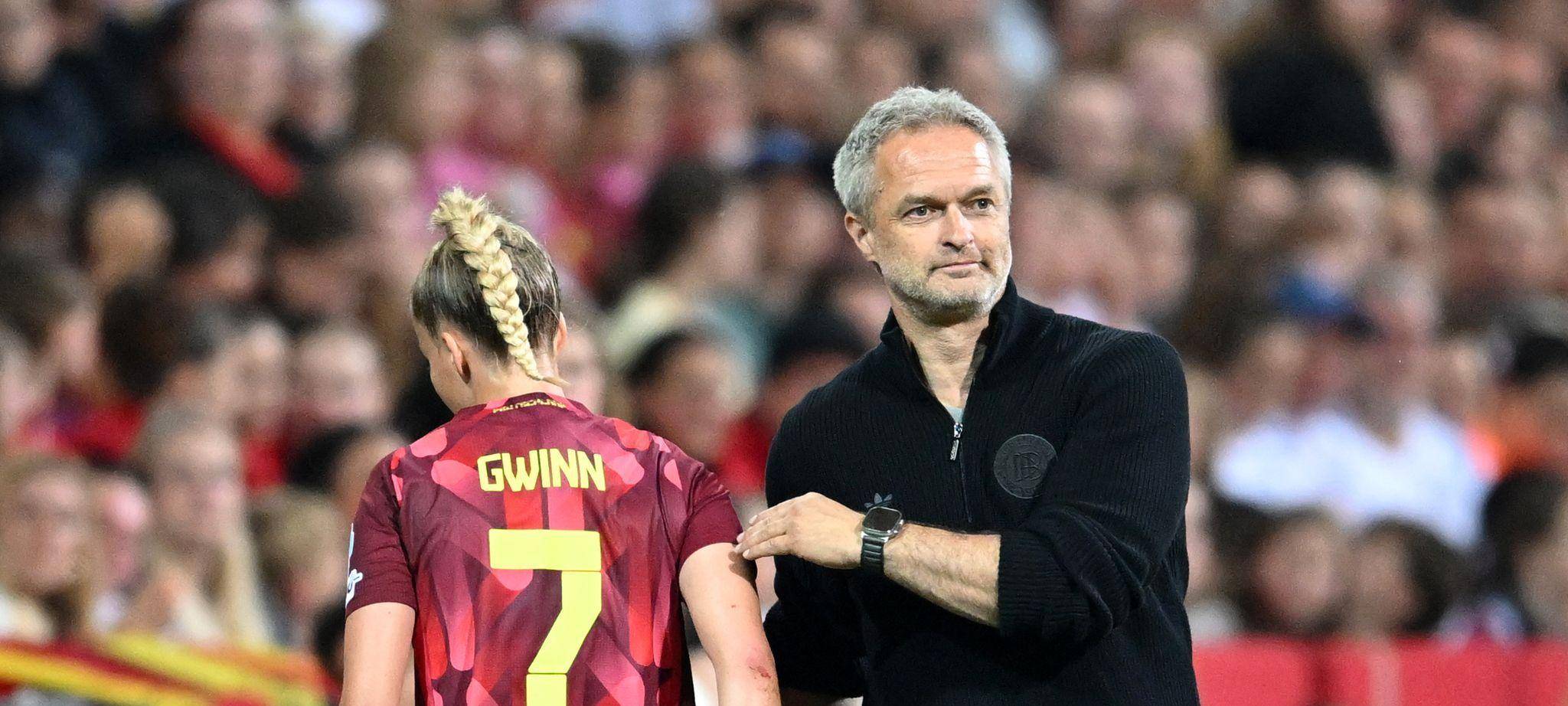 Giulia Gwinn und Christian Wück (r)