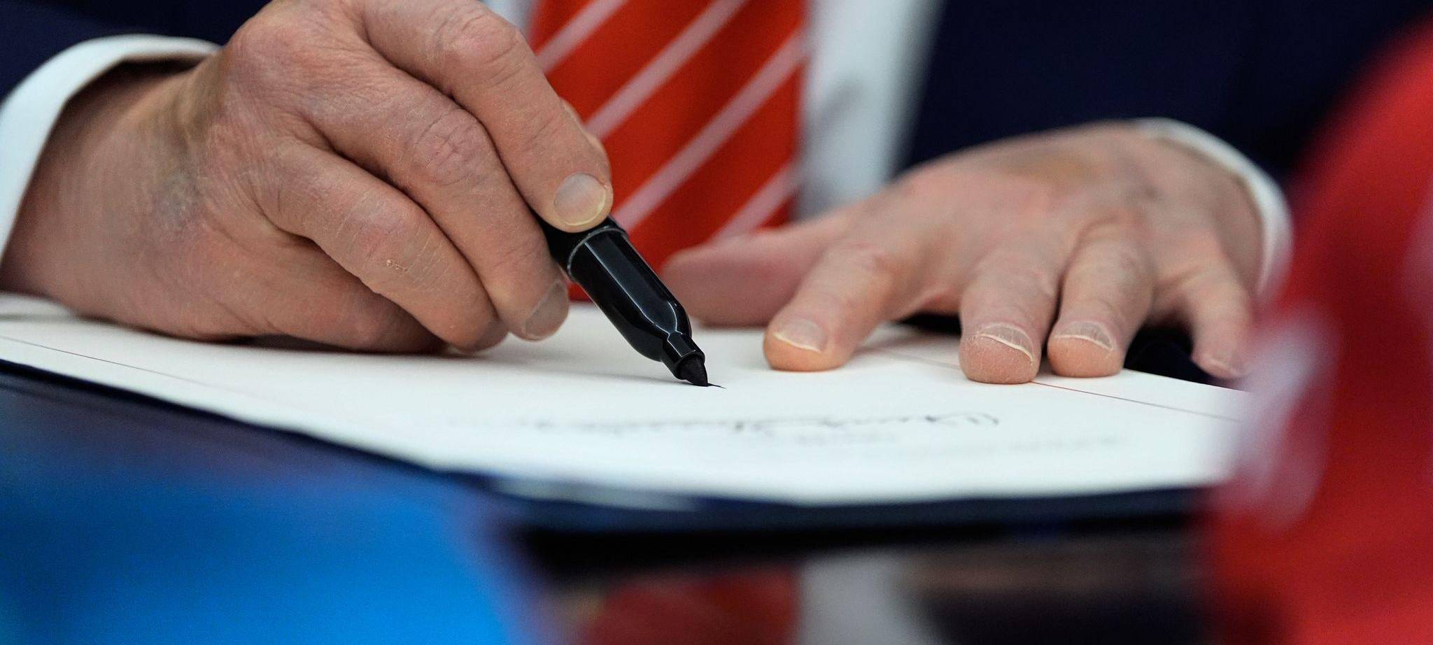 Ende des US-Shutdowns - Präsident Trump