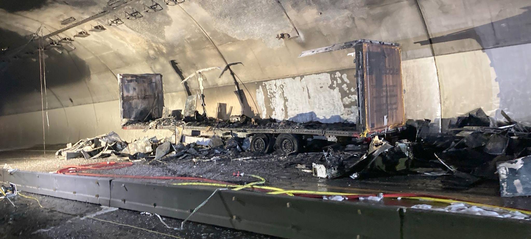 Engelbergtunnel - nach dem Brand