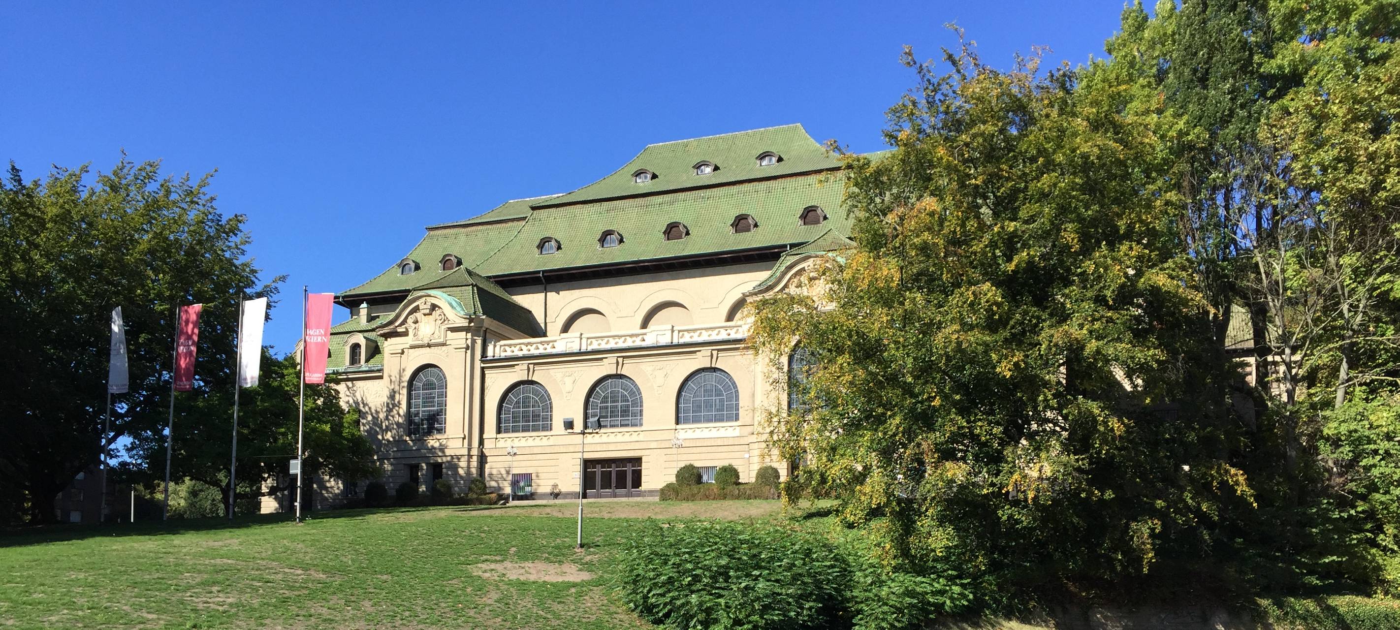 Bauarbeiten an der Kaiser-Friedriche-Halle sind bald abgeschlossen