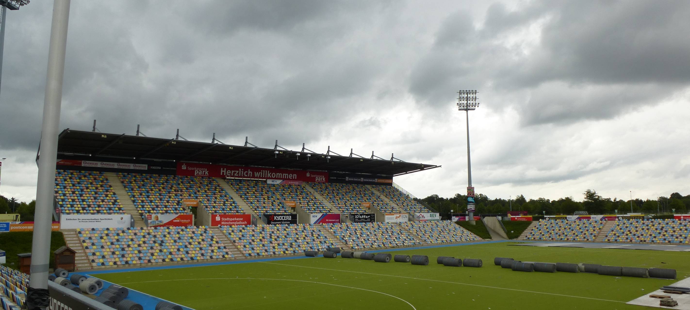 Neue Impfstelle im Sparkassenpark