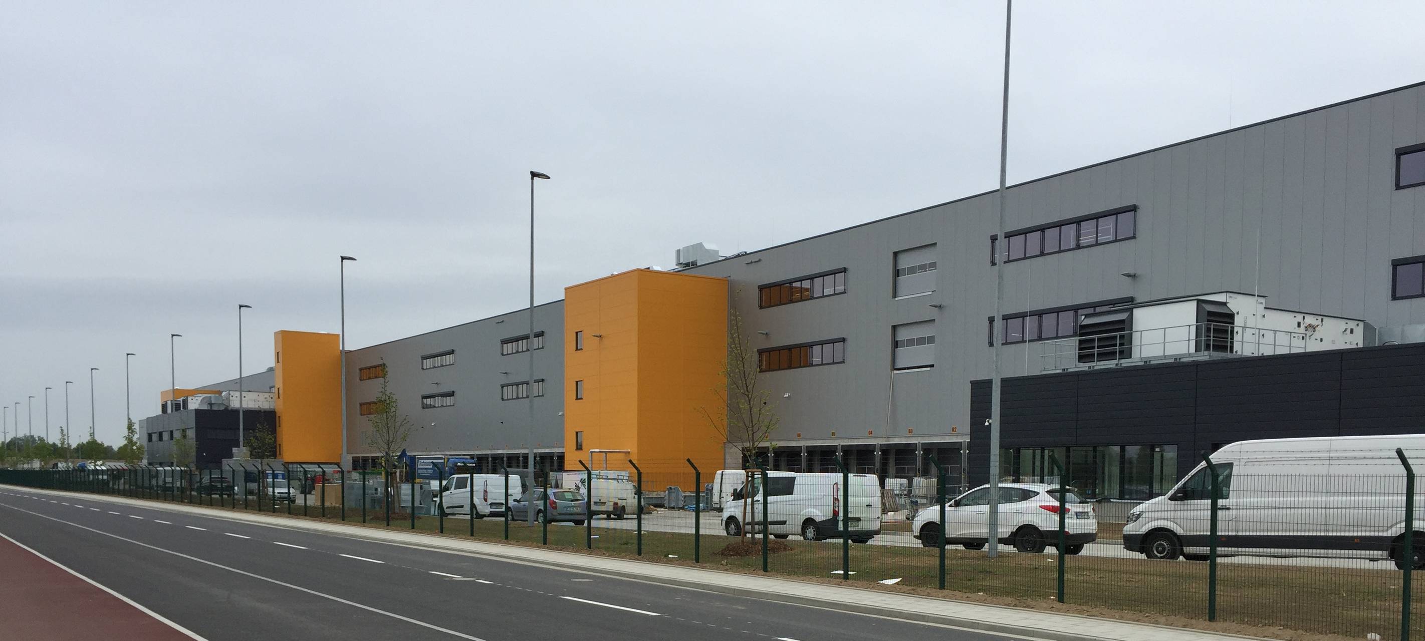 Protest am Logistikzentrum Rheindahlen