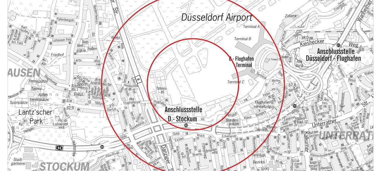 Bombenentschärfung am Düsseldorfer Flughafen