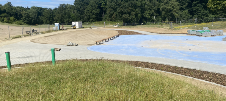 Wasserspielplatz im Stadtwald wird eröffnet