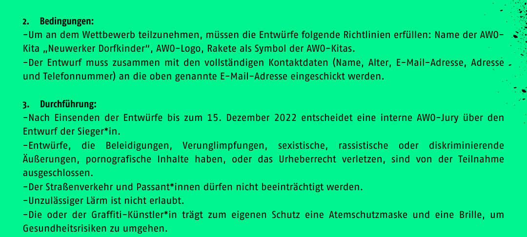 AWO sucht Graffiti-Künstler für neue Kita