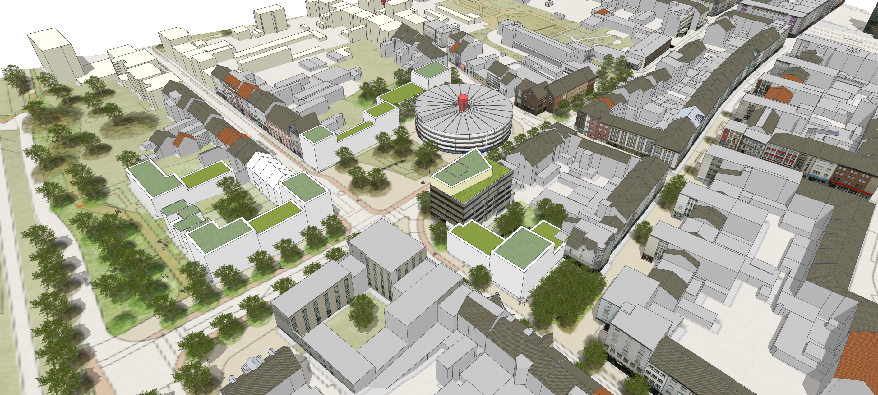 Bebauungsplan-Entwurf für neues Wohnquartier in Rheydt