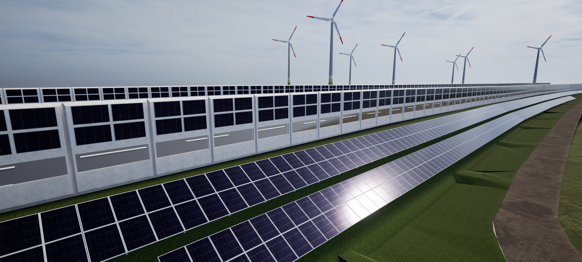 Pläne für "Solarautobahn" südlich von MG