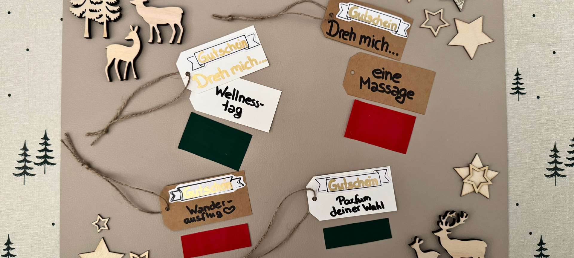 5. getrocknete Farbe zusammen mit Klebeband und Backpapier in die richtige Größe schneiden