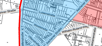 Neue Anwohnerparkzone an der Aachener Straße geplant