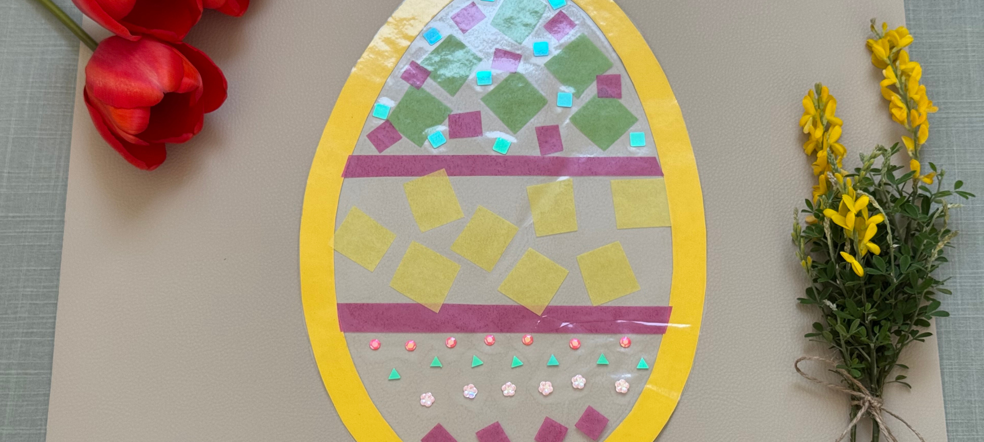 Bastelideen für Ostern: Fensterbilder