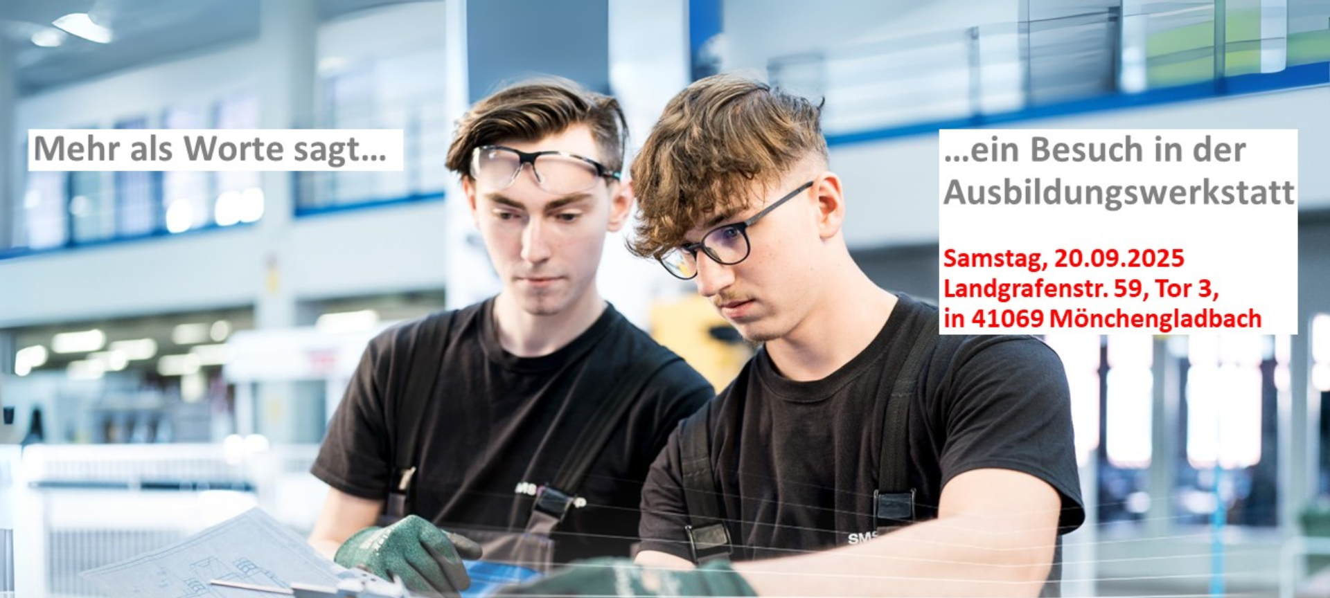 Ein Besuch in der Ausbildungswerkstatt der SMS group