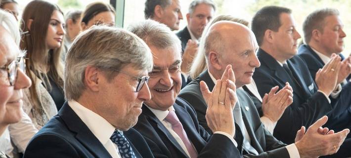 v.l.: Mathis Wiesselmann, Herbert Reul, Stephan Zenker