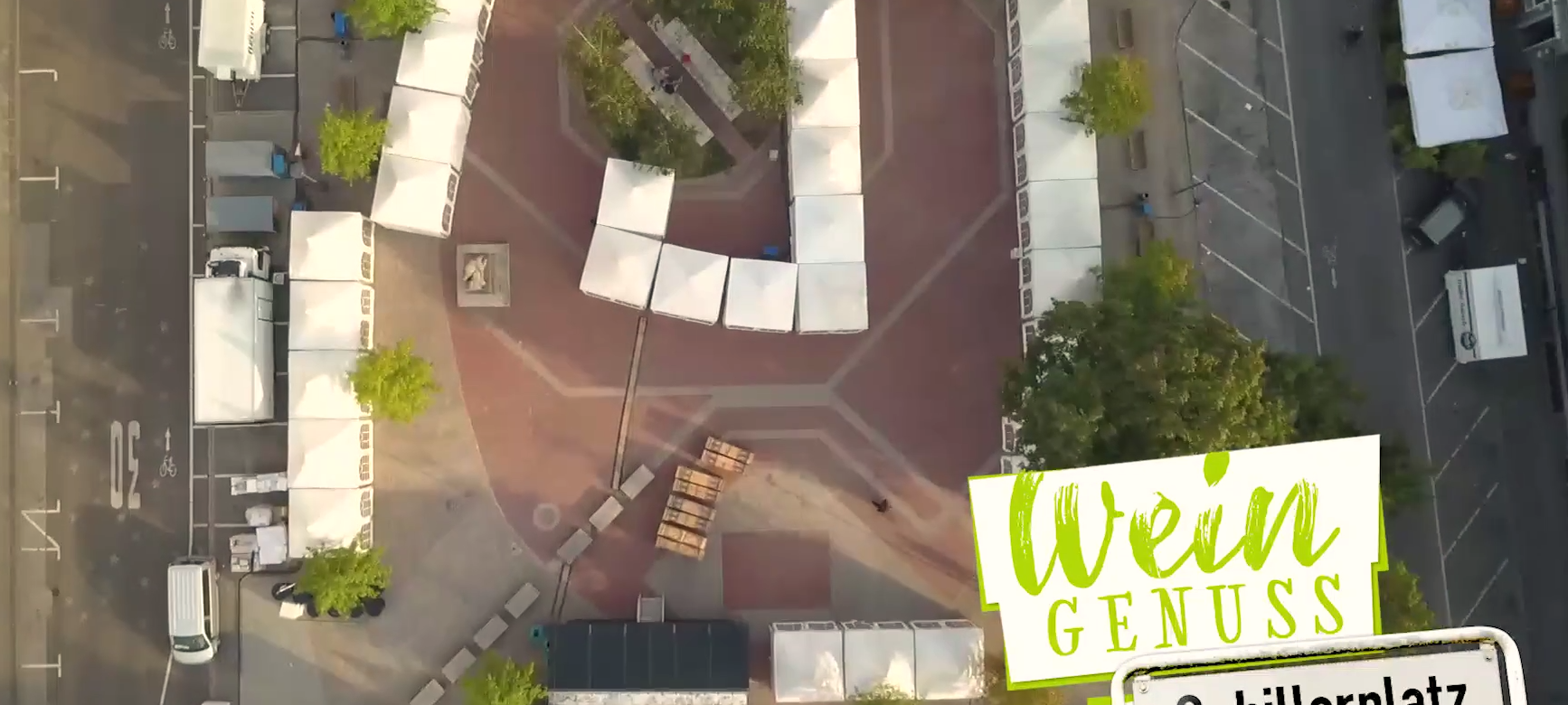 Weine und Winzer auf dem Schillerplatz in Eicken